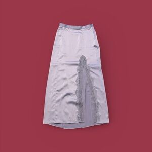 Urban Outfitters Lavender Slip Midi Skirt